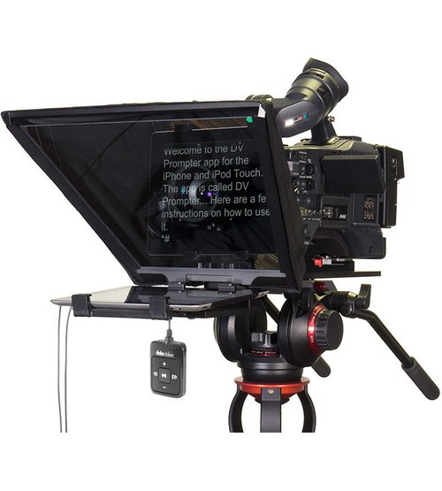 Datavideo TP-650B Prompter and Hard Case Kit for iPad and Android Tablets with Bluetooth Remote